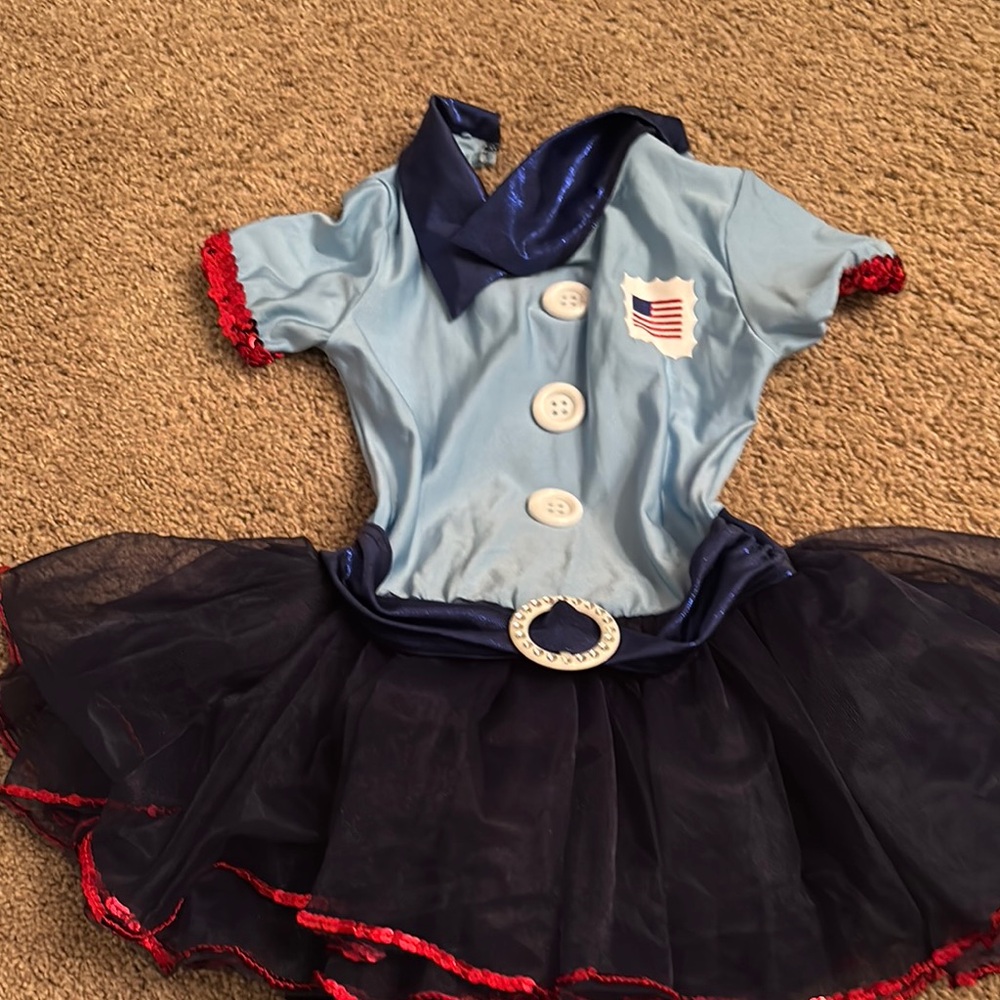 Kids Blue and Red Costume Dress